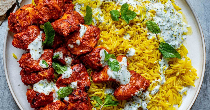 Tandoori Chicken With Pilau Rice